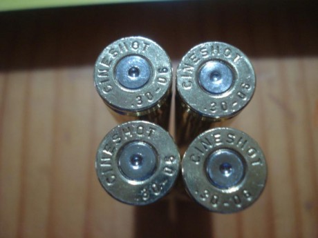 Hola,

Vendidas 252 vainas marcadas Cineshot by RWS del calibre .30-06, calidad alemana incontestable, 02