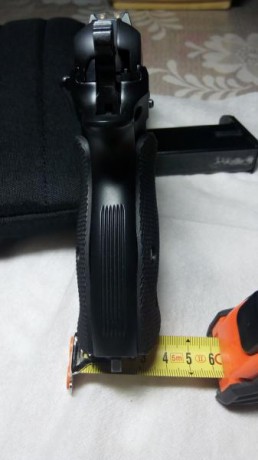 Hola. Vendo esta pistola muy bien conservada, precisión excelente, dos cargadores de 14 disparos, armazón 10