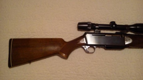 Rifle FN Browning Bar I, en calibre 300 WM, con monturas completas originales Appel y visor Bushnell 3x9x40. 01