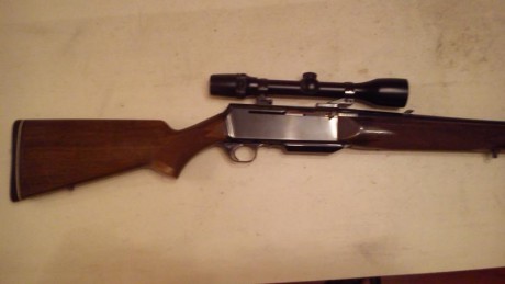 Rifle FN Browning Bar I, en calibre 300 WM, con monturas completas originales Appel y visor Bushnell 3x9x40. 10