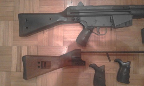 Vendo Cetme C, calibre 307 Win., va con dos cargadores uno de tres y otro de cinco, correa de tres puntos, 101