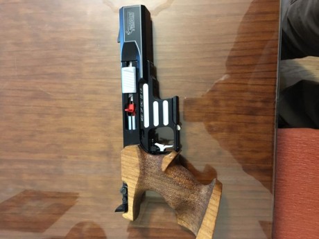 Se vende pistola Pardini cal. 22, empuñadura mediana, la pistola está prácticamente nueva. Precio 1200 01