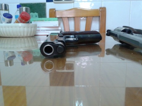 Reduzco mi plantilla... WALTHER GSP EXPERT Cal.22, S&W Target Champion 357 y Norico 45 cuatro pulgadas. 00