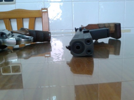 Reduzco mi plantilla... WALTHER GSP EXPERT Cal.22, S&W Target Champion 357 y Norico 45 cuatro pulgadas. 30