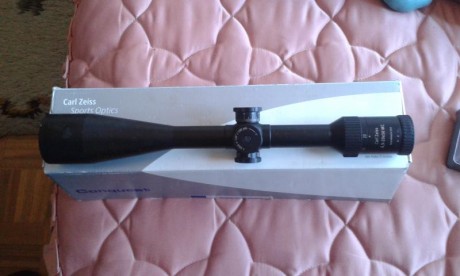 Vendo visor ZEISS conquest target aumentos variables 6,5, 20 X 50 como nuevo en su caja original con manual 02