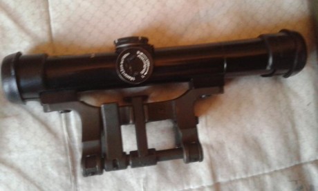 Vendo visor original militar alemán para fusil G-3 o Cetme .Es el visor que usaban los francotiradores 01