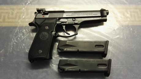 Se vende esta Beretta f92.de 9 mm y alza micrometrica.

La pistola está impecable, muy poco uso.

Lleva 01