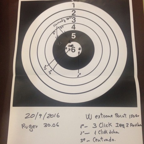 Con dos juegos de anillas, de 30 mm y pulgada. Sin correa con caja de transporte. Peso 3,400 k y 55 cm 21