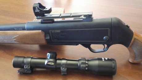 Características:
Rifle semiautomático
Marca: Heckler & koch
Origen: Alemania
Año: 2006
Calibre: 300 01