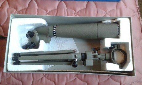 Vendo telescopio de tiro  de 20,30,40,y 60 X 60 con trípode regulable y ajustable  en cualquier posición 01