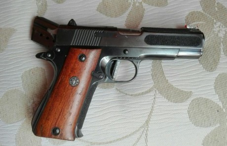 VENDO PISTOLA LLAMA MODELO X (CREO), CON UN CARGADOR DE 9 CARTUCHOS, ESTA EN BUEN ESTADO DE USO.  EL PUNTO 00