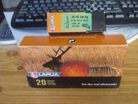 Hola,

Vendidas 252 vainas marcadas Cineshot by RWS del calibre .30-06, calidad alemana incontestable, 00