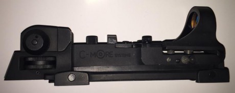 Se VENDE este magífico visor de punto rojo CMORE modelo ATAC.
Se trata del modelo fabricado en aluminio 01