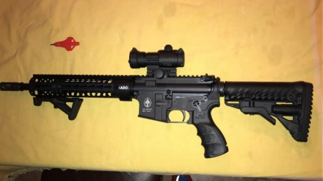 Hola, vendo Ar 15 marca ADC modelo M5, calibre 300 blk, longitud del cañon 12,5", recién adquirido 01