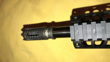 Hola, vendo Ar 15 marca ADC modelo M5, calibre 300 blk, longitud del cañon 12,5", recién adquirido 20