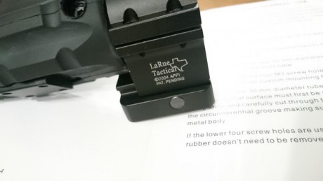 Vendo mi aimpoint 3x más su montura LaRue para carril. 
Me lo trajeron de USA y aun esta en su caja sin 00