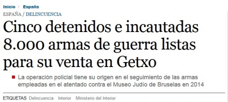 Pues eso, acabo de leer la noticia en "La Razon", parece una gran operacion.

https://www.larazon.es/espana/incautadas-numerosas-armas-en-una-operacion-policial-en-getxo-BO14293277

Saludos. 10