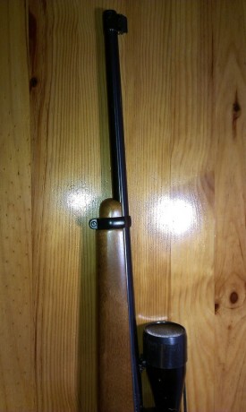 Hola.  Vendo este rifle, con cuatro cargadores de 4 disparos, cantonera de caucho y  la original, anillas 32