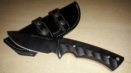   MUELA RHINO SANDVIK MICARTA NEGRA, a estrenar, 65 €, envio incluido. 00