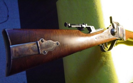 Vendo mi magnifico rifle Sharps en calibre 45-70 Gov. prácticamente nuevo
Fabricado por IAB con cañón 01