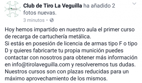 Hola compañeros:
Por medio de este hilo vamos a intentar estar informados de los cursos de recarga que 170