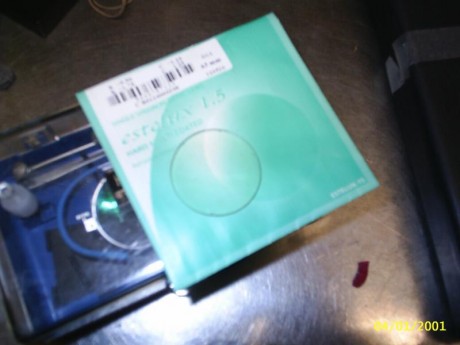 Vendo estas gafas Konoblock preparadas para tiro con pistola y alargadas de la barra de la nariz para 00