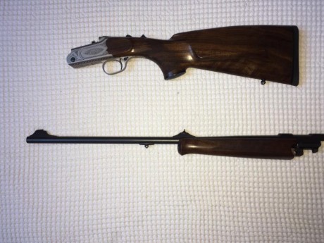 Vendo rifle monotiro Merkel K3 modelo Premium, calibre 7x65 R, nuevo, solo puesto a tiro por la armería 01