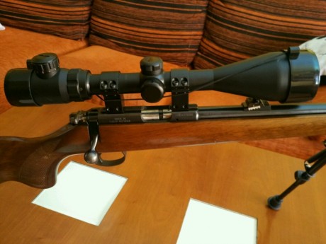 Vendo esta CZ 455 de cal 22LR es el modelo luxe comprada 2012 abr, incluye visor bushnell modelo 3959i 11