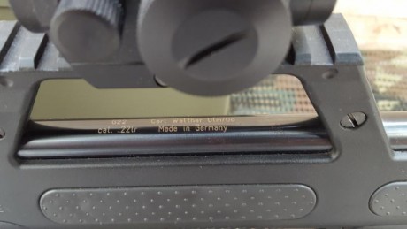 Voy a reestructurar mi armero y vendo carabina semiautomatica tactica Walther G22 22LR con 2 cargadores 12