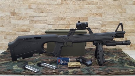 Voy a reestructurar mi armero y vendo carabina semiautomatica tactica Walther G22 22LR con 2 cargadores 10