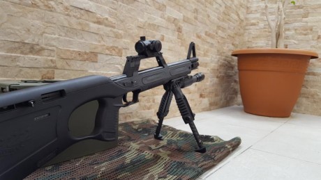 Voy a reestructurar mi armero y vendo carabina semiautomatica tactica Walther G22 22LR con 2 cargadores 30