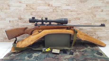 Voy a reestructurar mi armero y vendo carabina de cerrojo CZ 452-2E ZKM XII SUPER MATCH 22LR con anillas 10