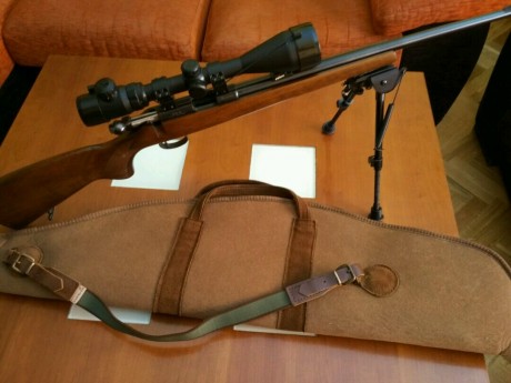 Vendo esta CZ 455 de cal 22LR es el modelo luxe comprada 2012 abr, incluye visor bushnell modelo 3959i 00