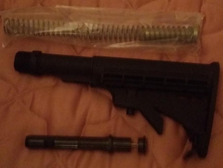 vendo amortiguador especial para reducir el retroceso del fusil m-16 reduce el retroceso un 50%,  nuevo 00