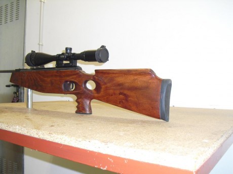 Bueno despues de acabar la culata para el mauser,estaba un poco aburrido y me dispuse a ponerle una culata 60