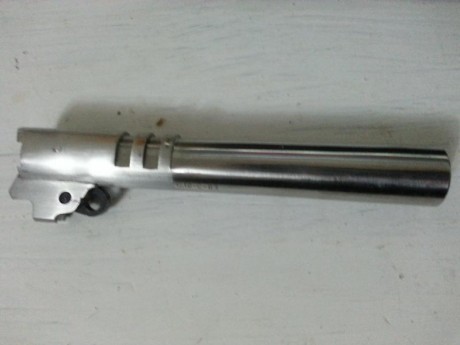 Vendo cañon bull barrel calibre 38 super de 5 pulgadas, valido para SPS STI SVI solo ajustado ni 100 tiros. 02