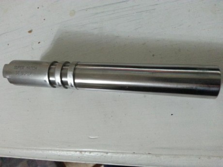 Vendo cañon bull barrel calibre 38 super de 5 pulgadas, valido para SPS STI SVI solo ajustado ni 100 tiros. 00