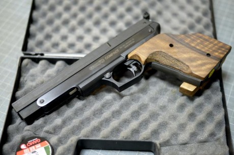 Pistola Gamo Compact competición nueva, la vendo por no usar.
200 euros. 00