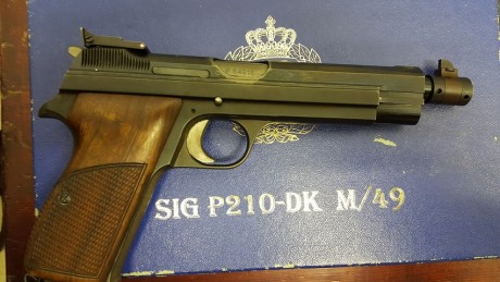 Pongo a la venta SIG P210-5 de 6", era de un compañero del foro. Es una maravilla, precisión absoluta, 00