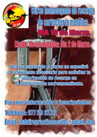 Hola compañeros:
Por medio de este hilo vamos a intentar estar informados de los cursos de recarga que 00