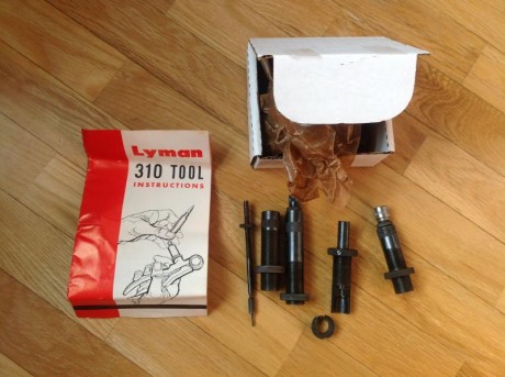 Vendo estos dies importados desde USA para recargar el 8mm Mauser usando una herramienta Lyman larga 310 00