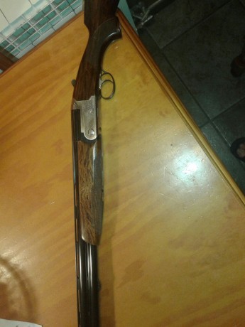 Por cambio de modalidad, cambioescopeta Breda Vega Trap, cañones de 75 cm, ** y * estrellas. Cañon inferior 52