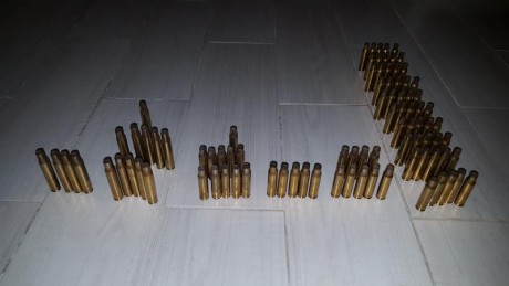 Buenas. Pongo a la venta
75 vainas del 308: 

50 Hornady 
9 S&B 
5 Remington
11 Lapua

Y ademas 15 00
