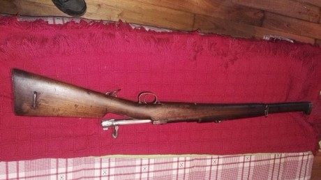 Pues por falta de uso y hacer caja vendo esta pequeña parte de nuestra historia se trata de una carabina 02