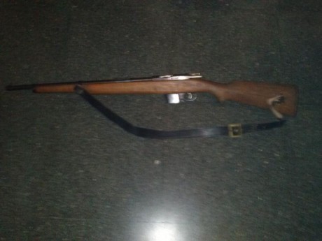 Se vende carabina Destroyer de 9mm parabellum, esta en perfecto estado, correa de transporte original 02