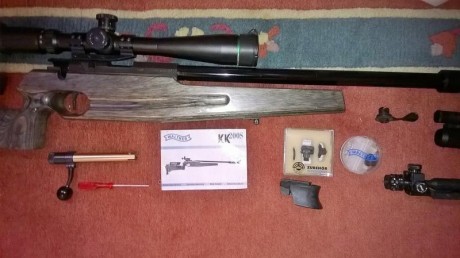 Hola a todos , vendo mi carabina Walther KKM 200 S calibre 22 , esta impecable la vendo con todos los 01