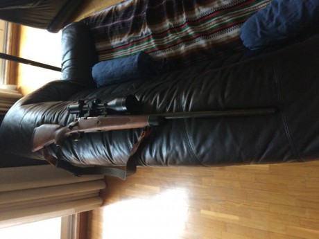 Vendo rifle marca lugger,calibre 375h&h,lleva bases leupold qr,tengo anillas de 26 y 30mm para dichas 02