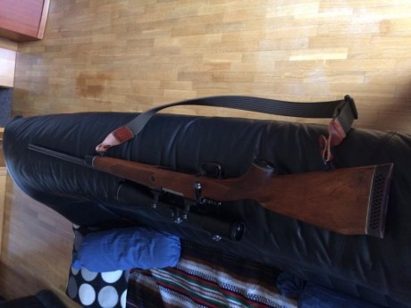 Vendo rifle marca lugger,calibre 375h&h,lleva bases leupold qr,tengo anillas de 26 y 30mm para dichas 01