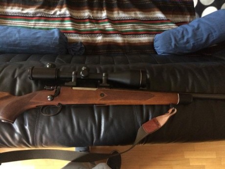 Vendo rifle marca lugger,calibre 375h&h,lleva bases leupold qr,tengo anillas de 26 y 30mm para dichas 00