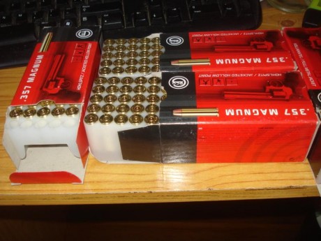 Vendidas las vainas del calibre. 357 Magnum de las marcas Magtech (600) y Geco (195), en total 795 vainas 00